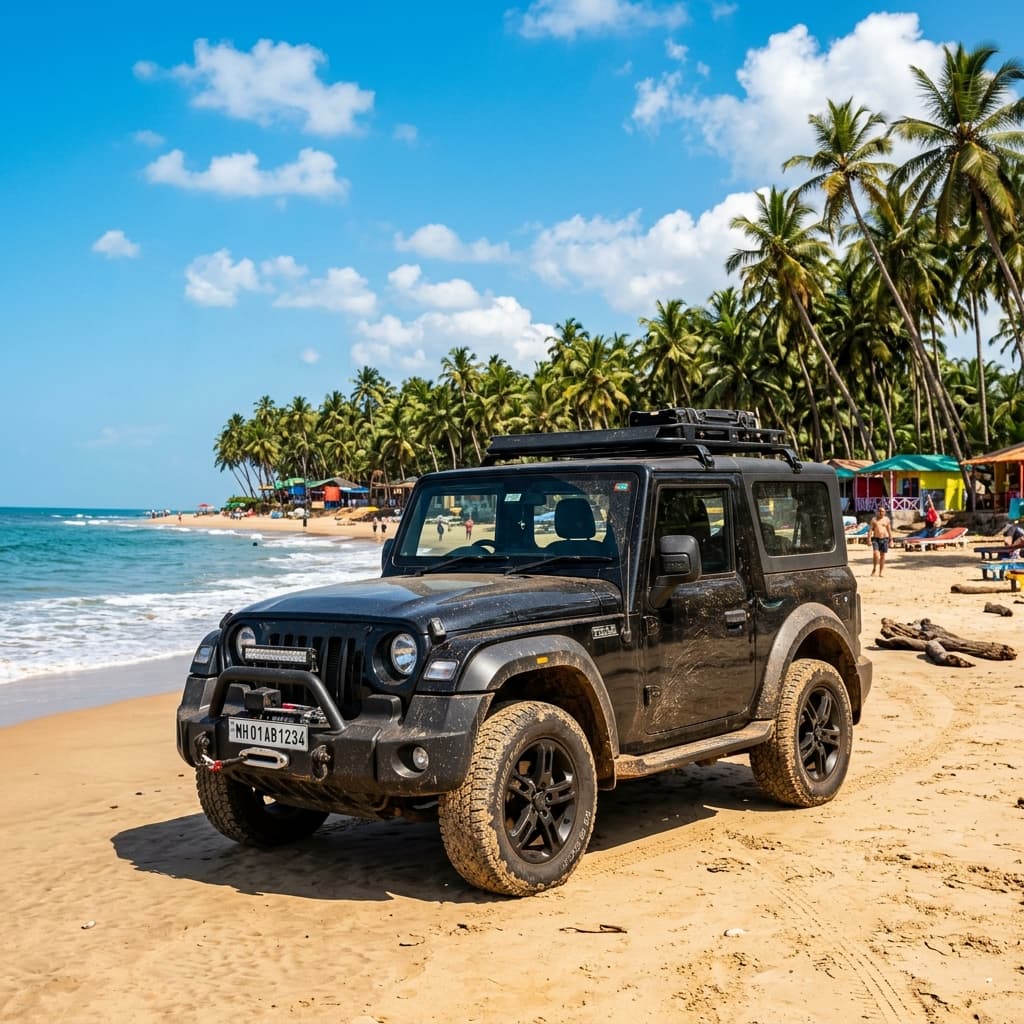 Mahindra Thar 4x4 Rental Goa