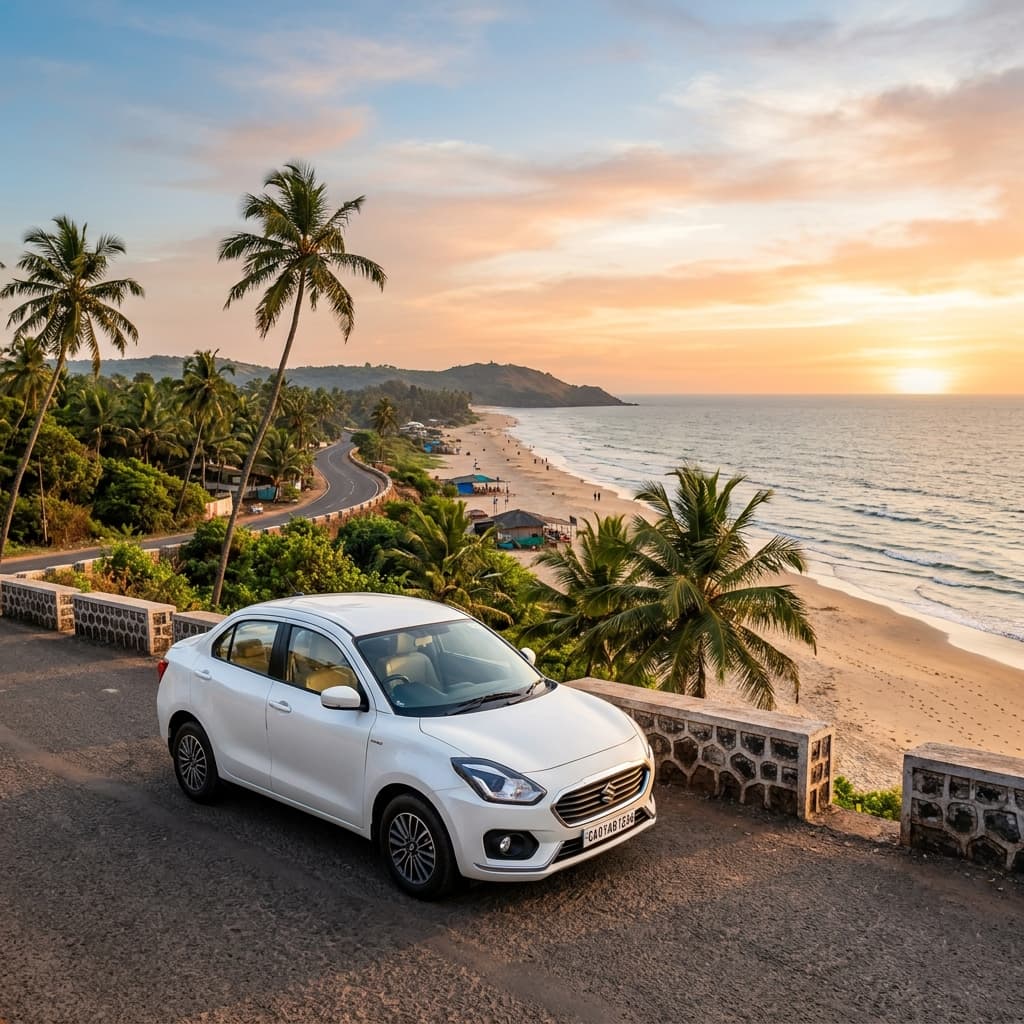 Maruti Swift Dzire (Manual) self drive rental in Goa