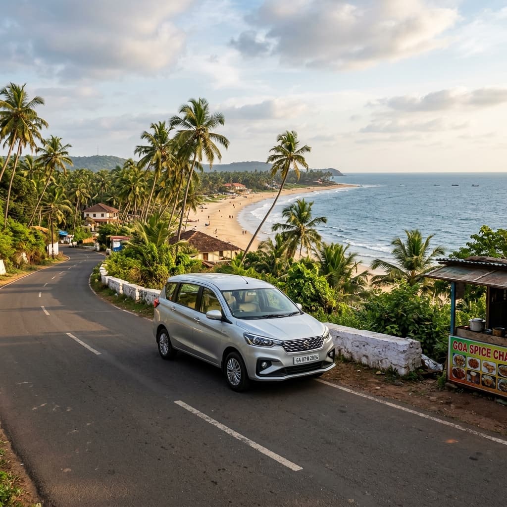 Maruti Ertiga (Manual) self drive rental in Goa
