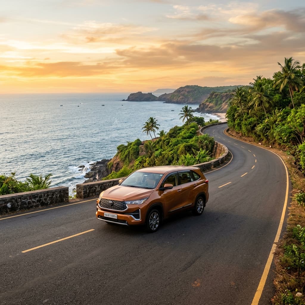 Toyota Innova Hycross (Automatic) self drive rental in Goa